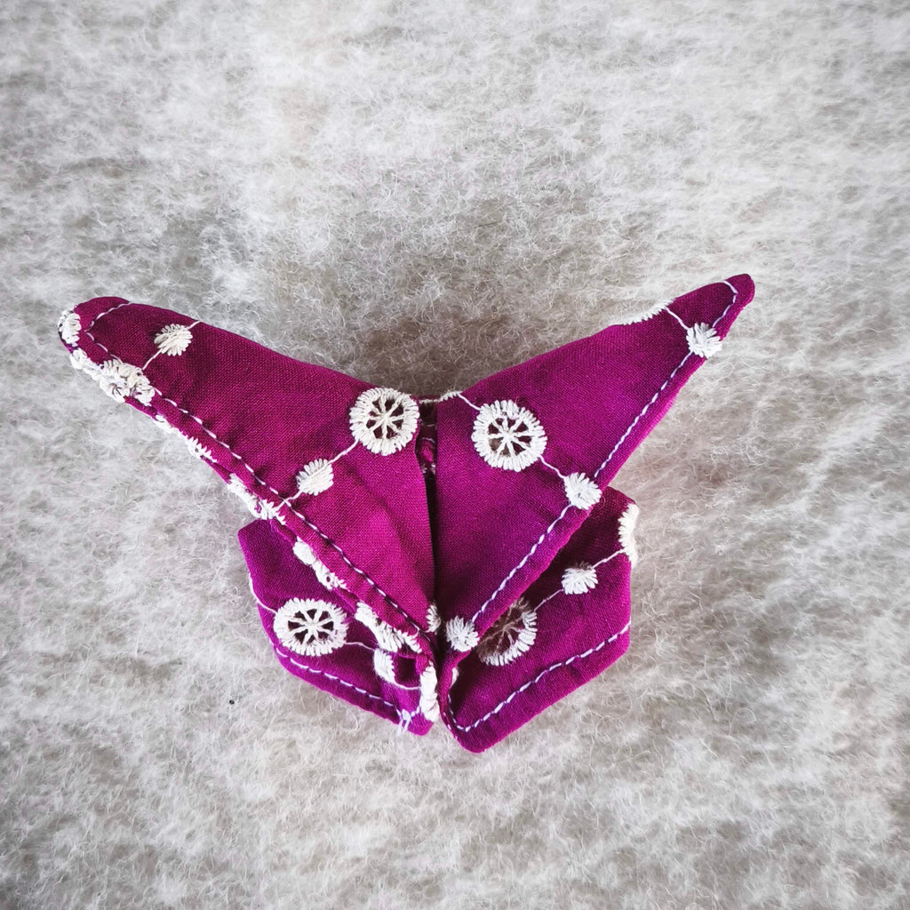 Marque-page Papillon en Coton – Accessoire de lecture – Modèles au choix