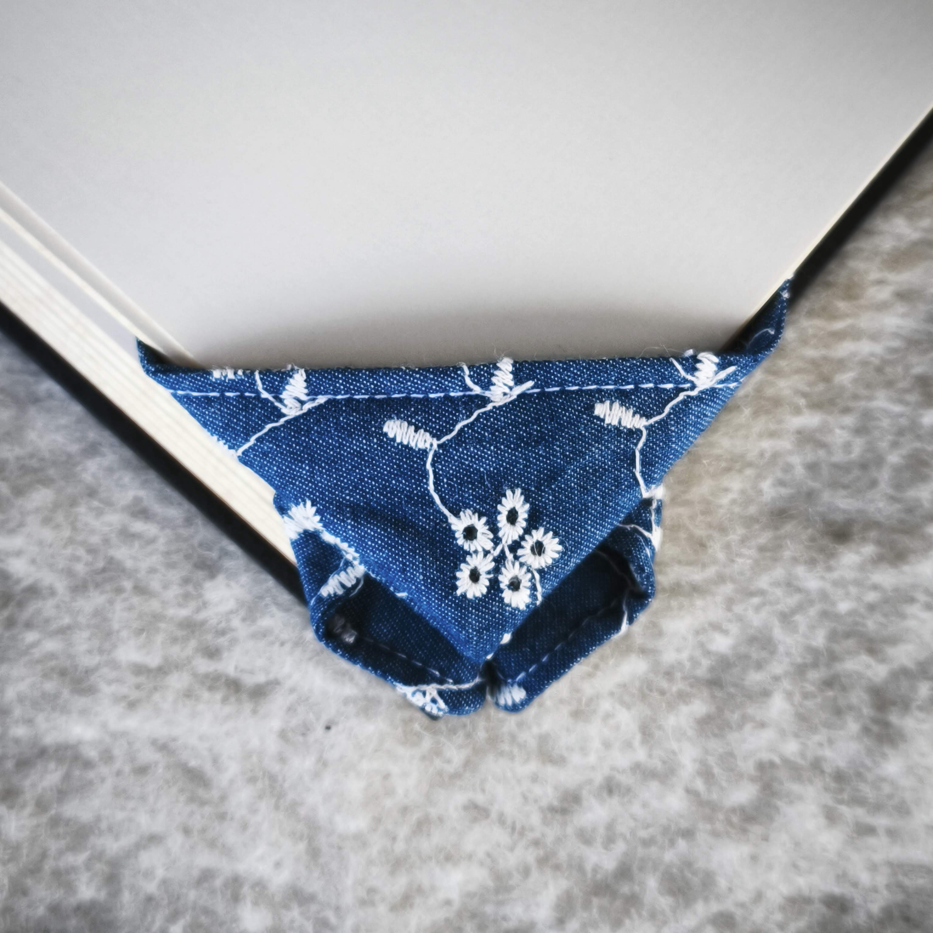 Marque-page Papillon en Coton – Accessoire de lecture – Modèles au choix