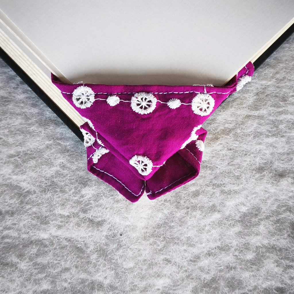 Marque-page Papillon en Coton – Accessoire de lecture – Modèles au choix