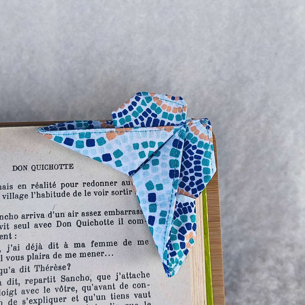 marque page origami mosaique geometrique 1 avant