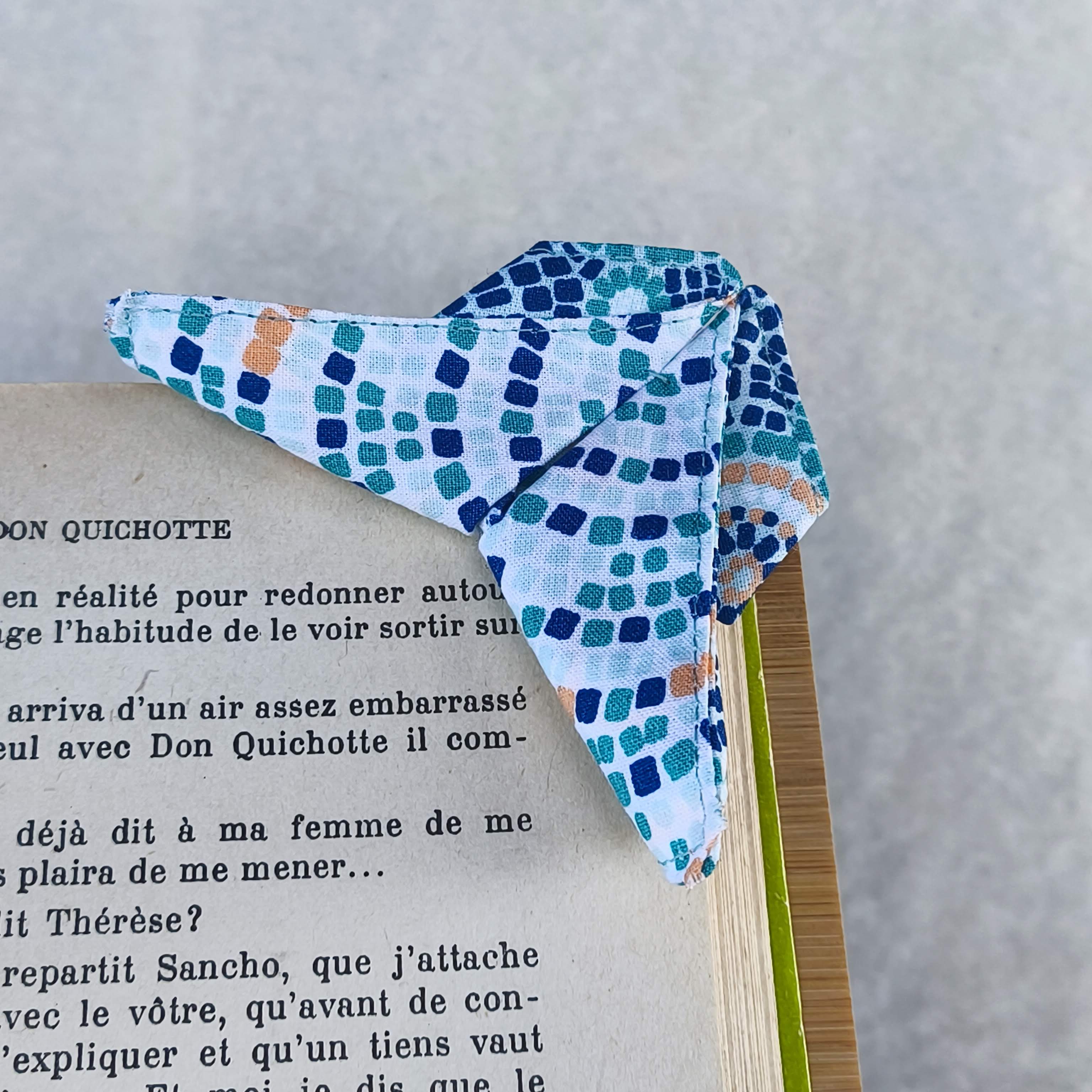 marque page origami mosaique geometrique 2 avant