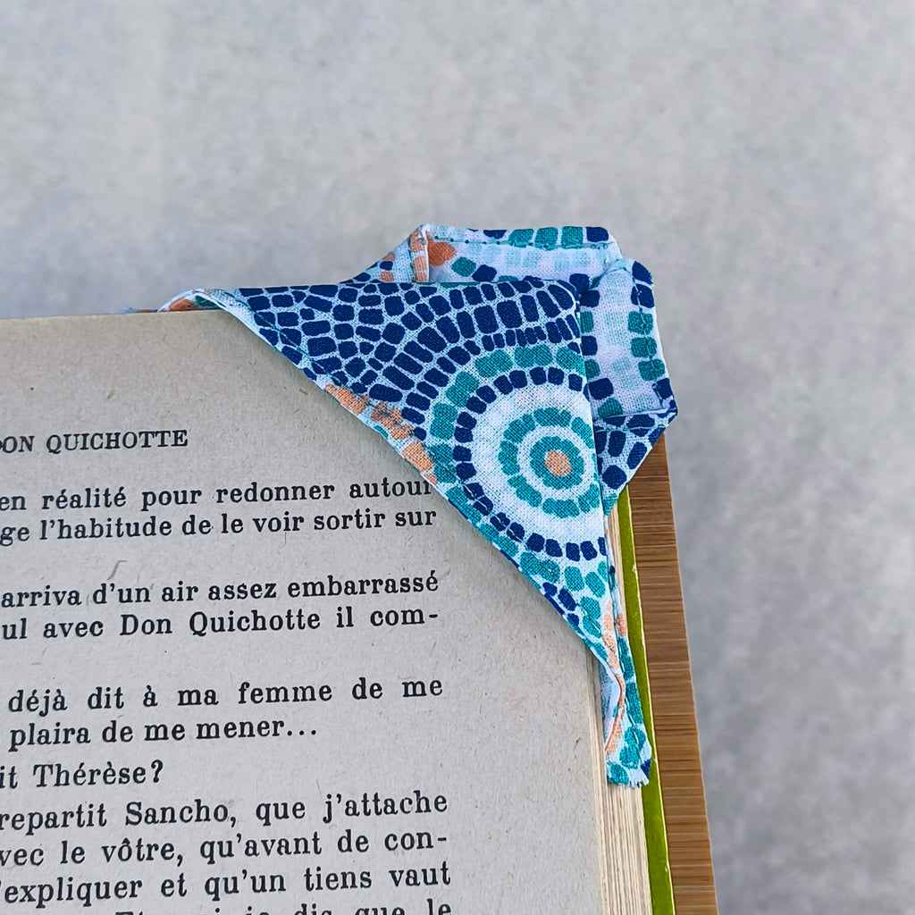 marque page origami mosaique geometrique 2 dos
